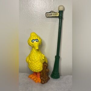 Gorham Japan Sesame Street Sign Big Bird 1976 Vtg Children’s TV Workshop Ceramic